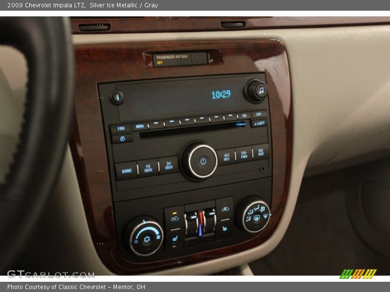 Silver Ice Metallic / Gray 2009 Chevrolet Impala LTZ