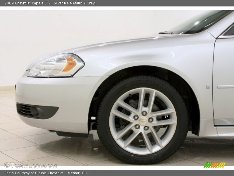 Silver Ice Metallic / Gray 2009 Chevrolet Impala LTZ
