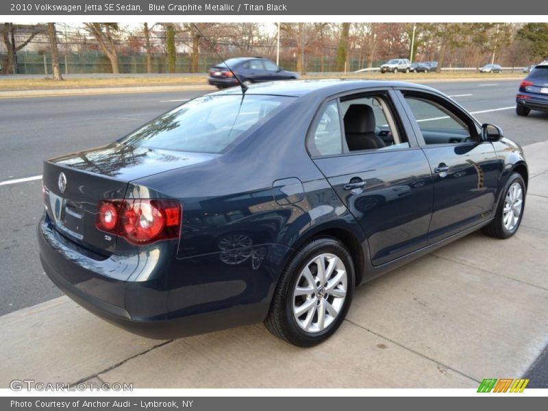 Blue Graphite Metallic / Titan Black 2010 Volkswagen Jetta SE Sedan