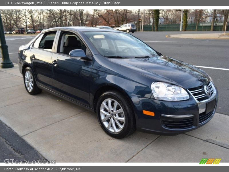 Blue Graphite Metallic / Titan Black 2010 Volkswagen Jetta SE Sedan