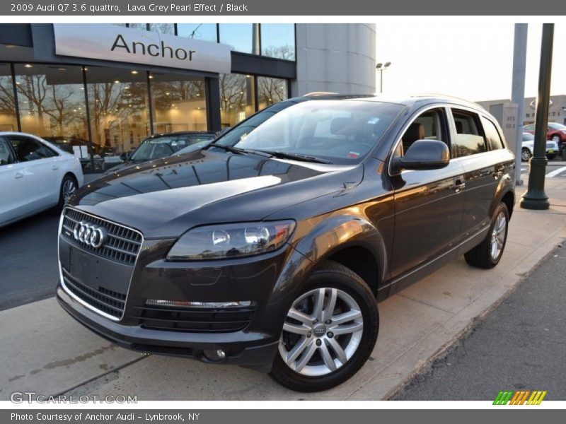 Lava Grey Pearl Effect / Black 2009 Audi Q7 3.6 quattro