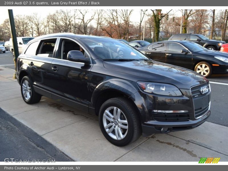 Lava Grey Pearl Effect / Black 2009 Audi Q7 3.6 quattro