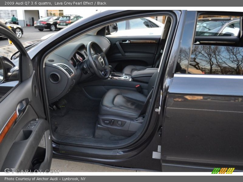 Lava Grey Pearl Effect / Black 2009 Audi Q7 3.6 quattro