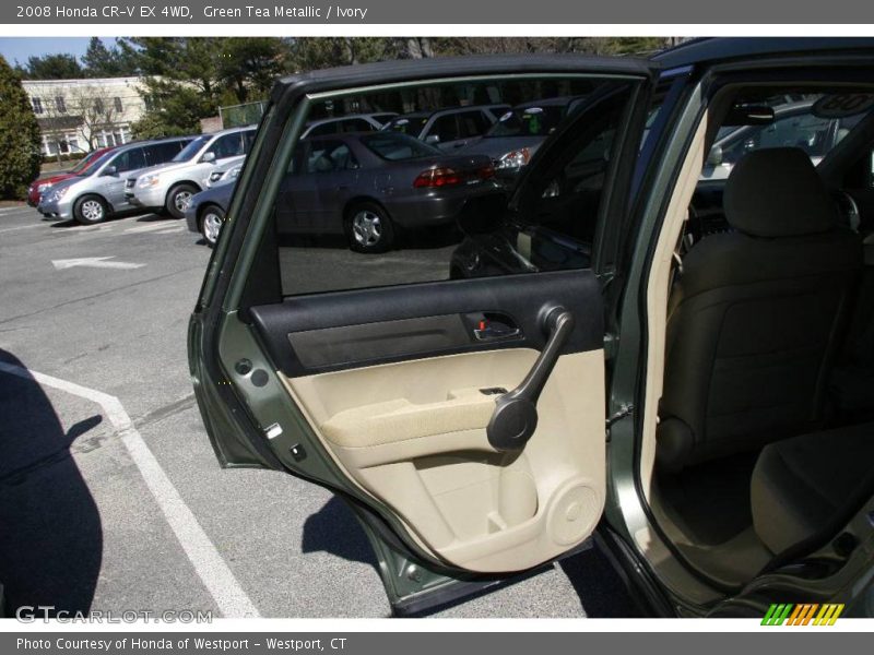 Green Tea Metallic / Ivory 2008 Honda CR-V EX 4WD