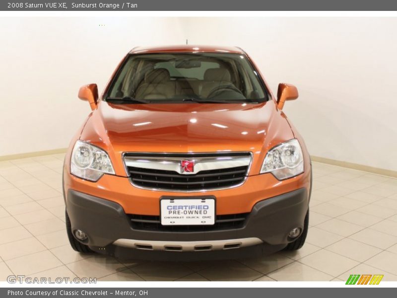 Sunburst Orange / Tan 2008 Saturn VUE XE