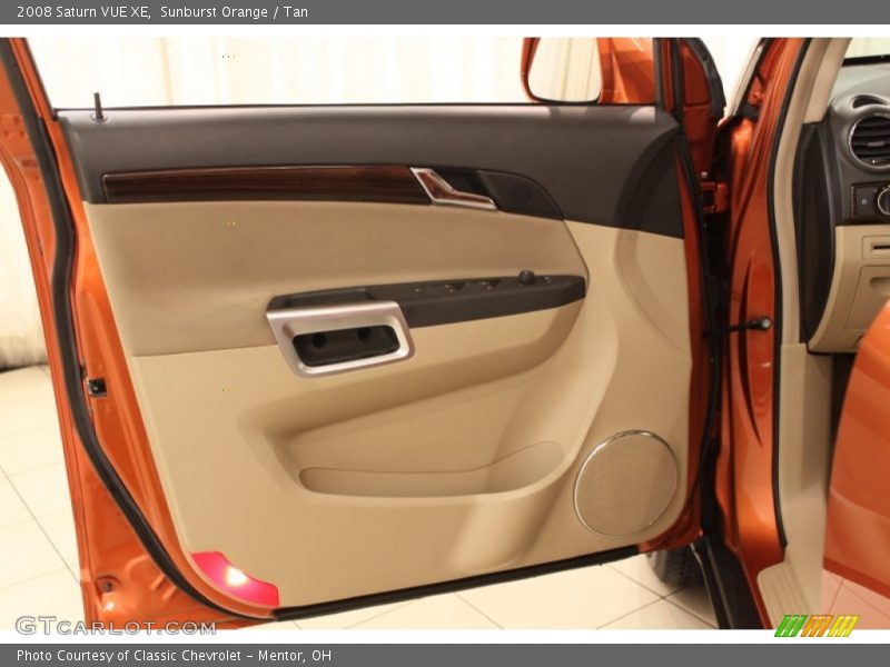 Sunburst Orange / Tan 2008 Saturn VUE XE