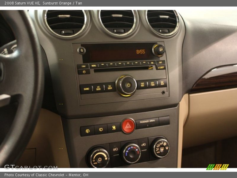 Sunburst Orange / Tan 2008 Saturn VUE XE