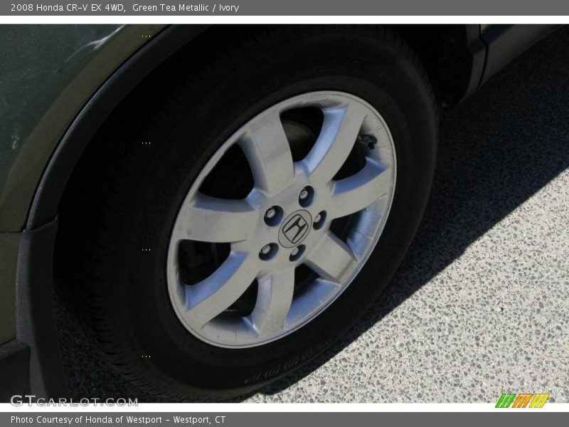 Green Tea Metallic / Ivory 2008 Honda CR-V EX 4WD