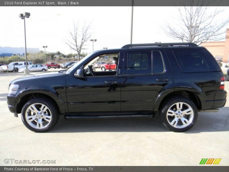 Black / Black 2010 Ford Explorer XLT Sport