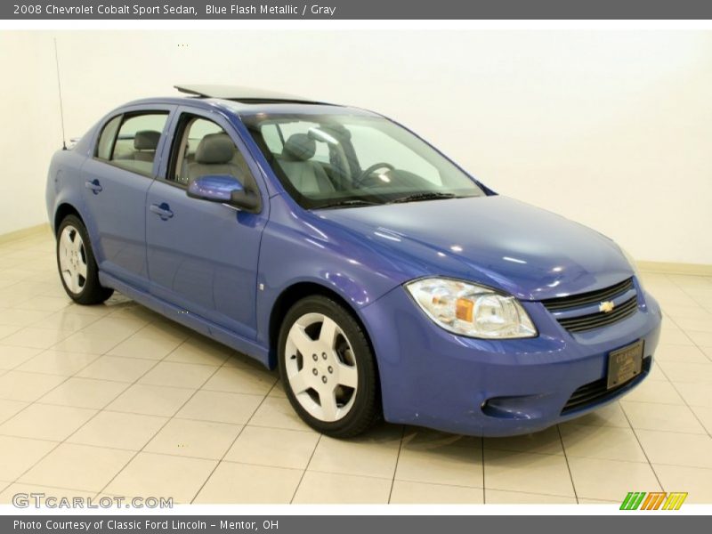 Blue Flash Metallic / Gray 2008 Chevrolet Cobalt Sport Sedan