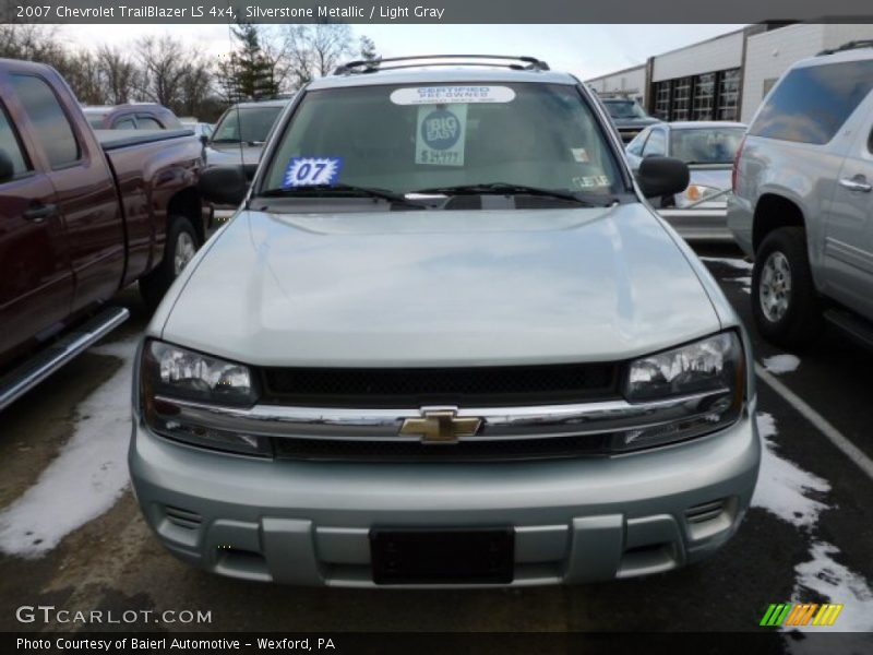 Silverstone Metallic / Light Gray 2007 Chevrolet TrailBlazer LS 4x4