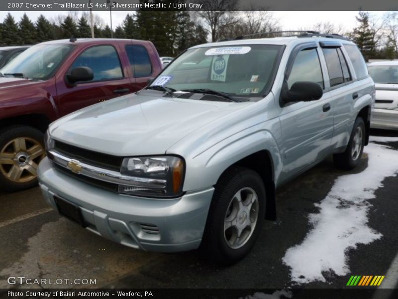 Silverstone Metallic / Light Gray 2007 Chevrolet TrailBlazer LS 4x4