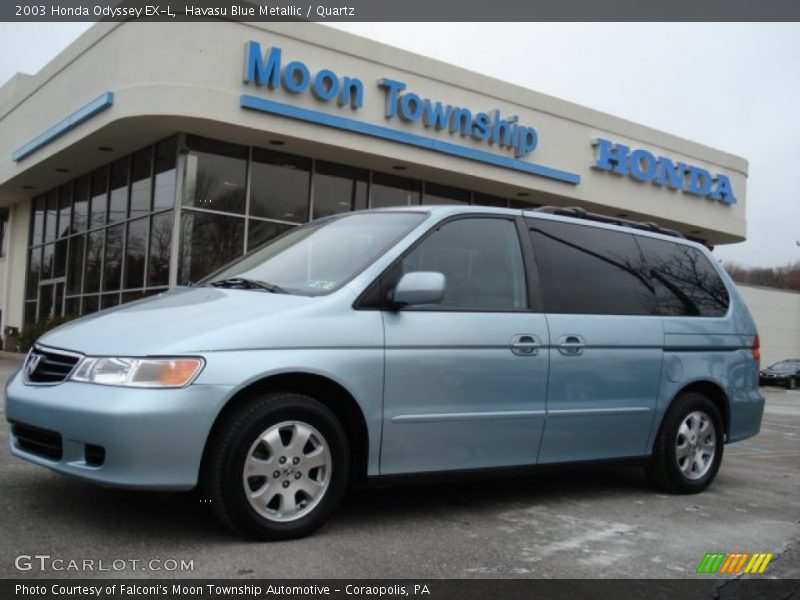 Havasu Blue Metallic / Quartz 2003 Honda Odyssey EX-L