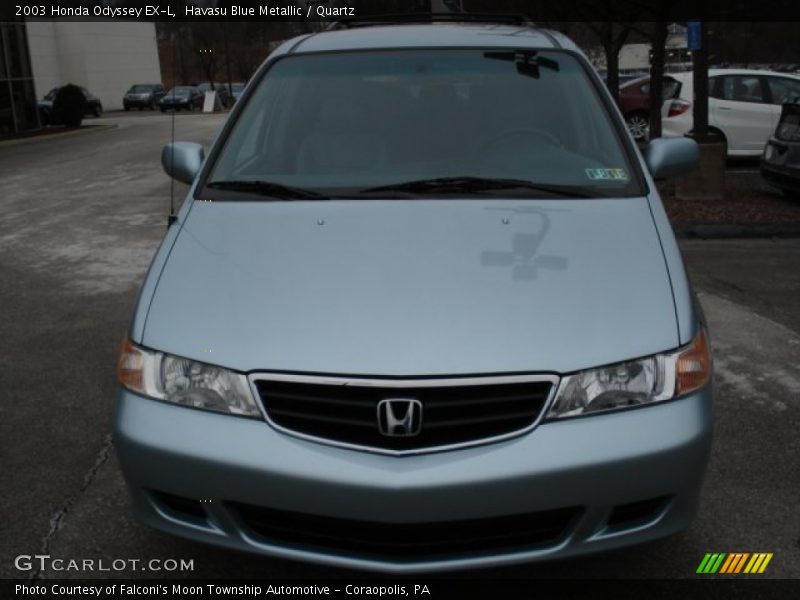 Havasu Blue Metallic / Quartz 2003 Honda Odyssey EX-L