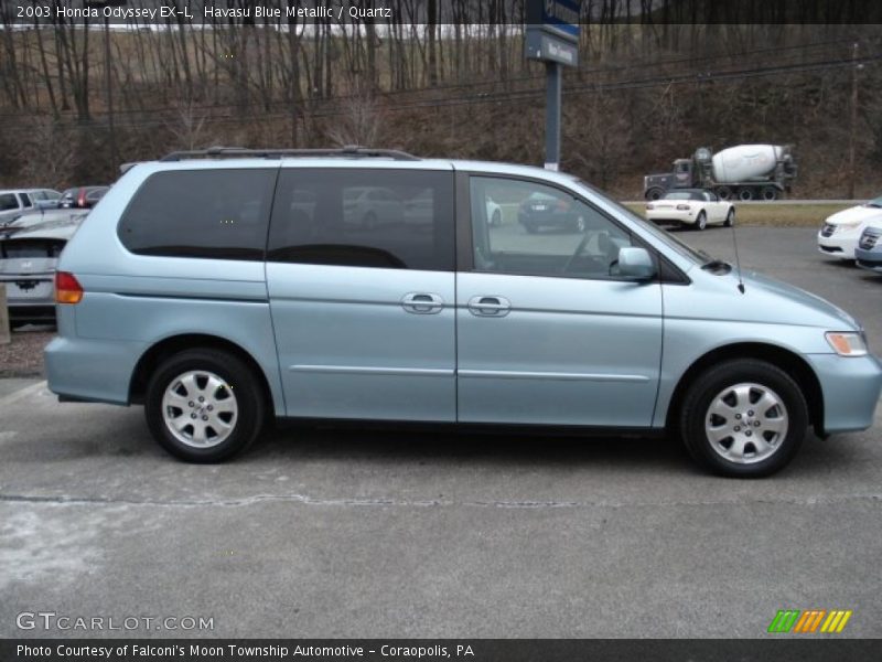 Havasu Blue Metallic / Quartz 2003 Honda Odyssey EX-L