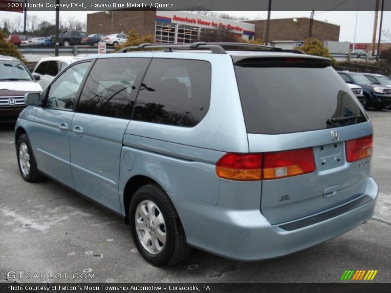Havasu Blue Metallic / Quartz 2003 Honda Odyssey EX-L