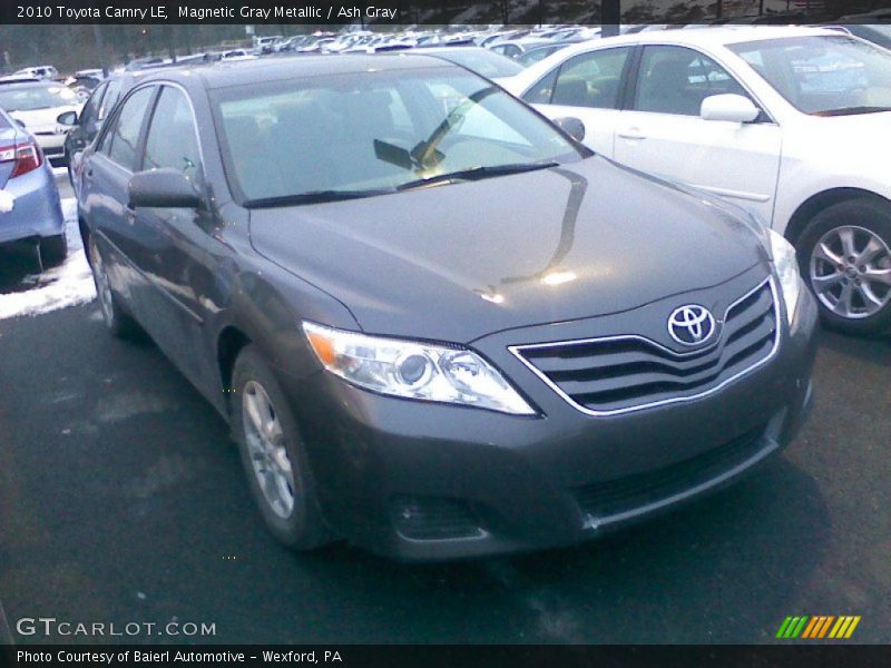 Magnetic Gray Metallic / Ash Gray 2010 Toyota Camry LE