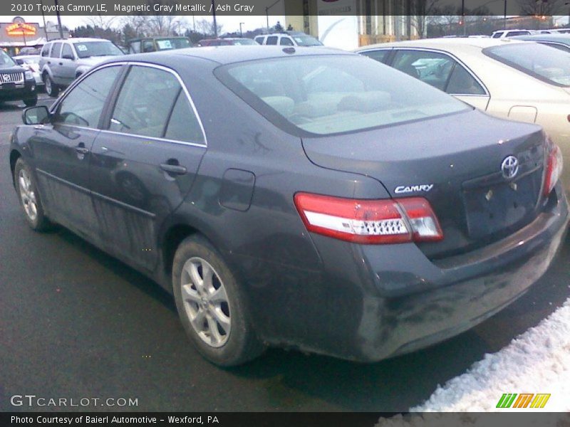 Magnetic Gray Metallic / Ash Gray 2010 Toyota Camry LE