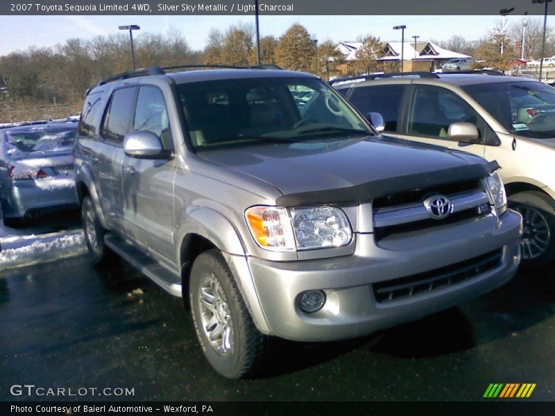 Silver Sky Metallic / Light Charcoal 2007 Toyota Sequoia Limited 4WD