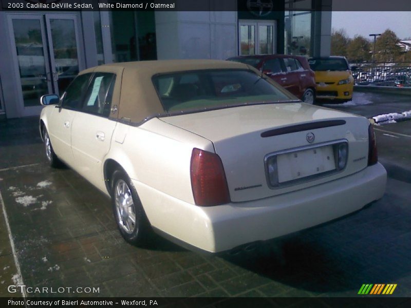 White Diamond / Oatmeal 2003 Cadillac DeVille Sedan
