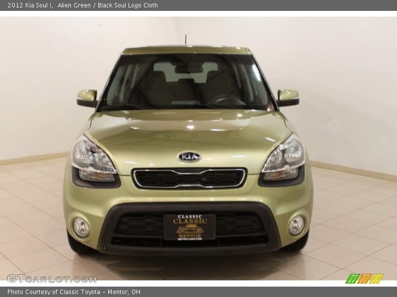 Alien Green / Black Soul Logo Cloth 2012 Kia Soul !