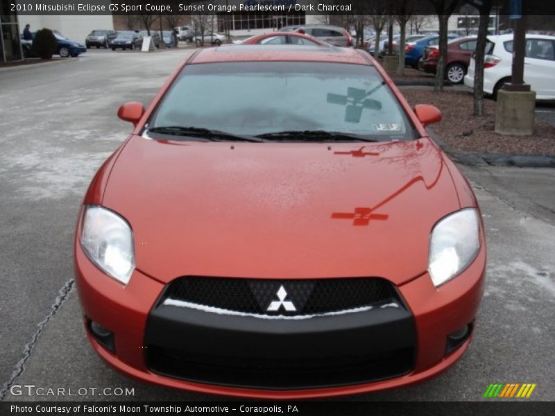 Sunset Orange Pearlescent / Dark Charcoal 2010 Mitsubishi Eclipse GS Sport Coupe