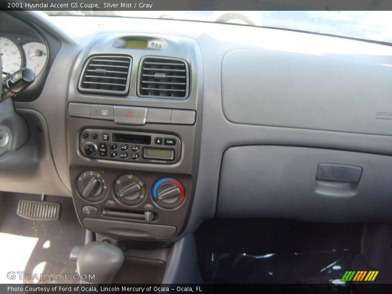 Silver Mist / Gray 2001 Hyundai Accent GS Coupe