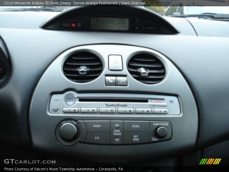Sunset Orange Pearlescent / Dark Charcoal 2010 Mitsubishi Eclipse GS Sport Coupe