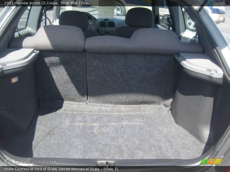 Silver Mist / Gray 2001 Hyundai Accent GS Coupe