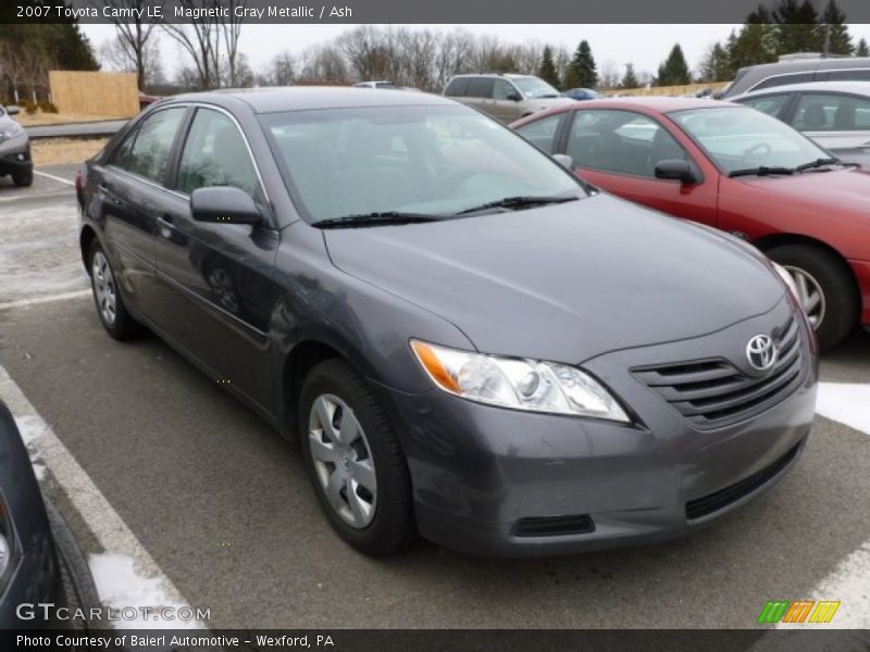 Magnetic Gray Metallic / Ash 2007 Toyota Camry LE