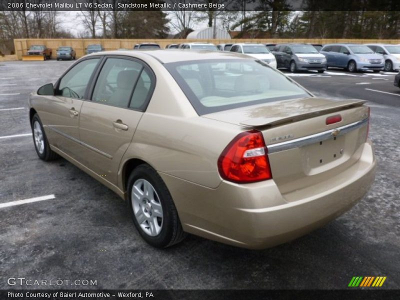 Sandstone Metallic / Cashmere Beige 2006 Chevrolet Malibu LT V6 Sedan