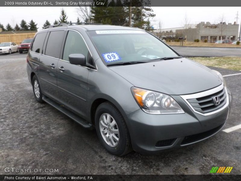 Sterling Gray Metallic / Gray 2009 Honda Odyssey EX-L