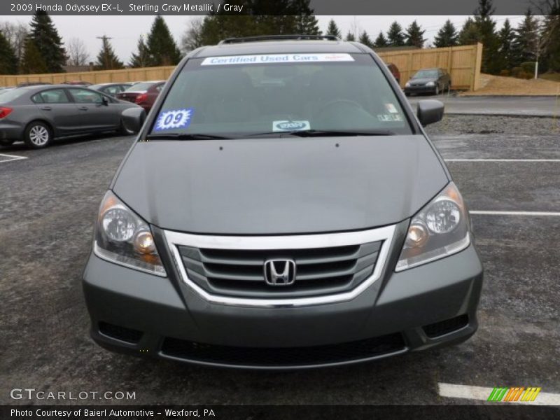 Sterling Gray Metallic / Gray 2009 Honda Odyssey EX-L