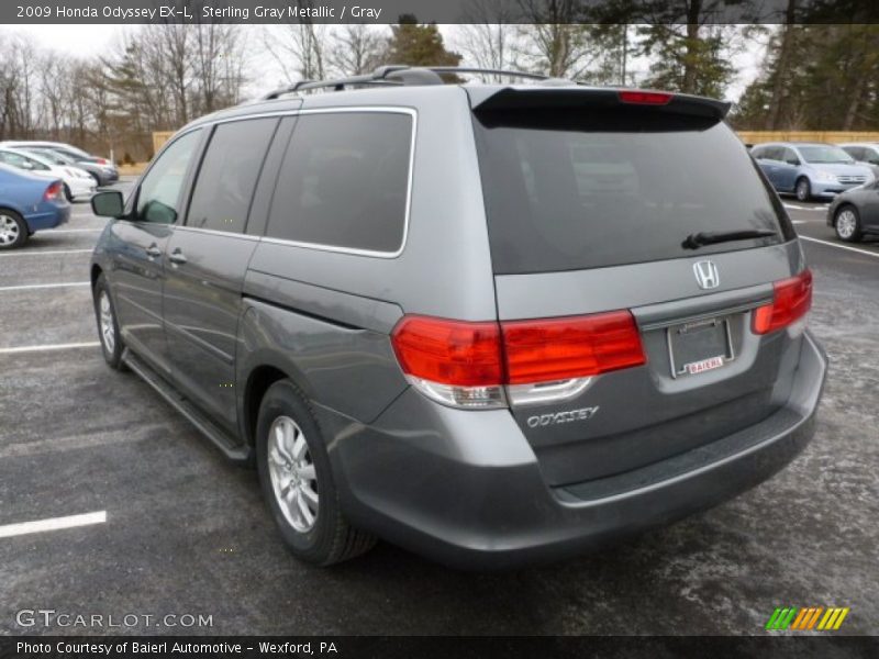 Sterling Gray Metallic / Gray 2009 Honda Odyssey EX-L