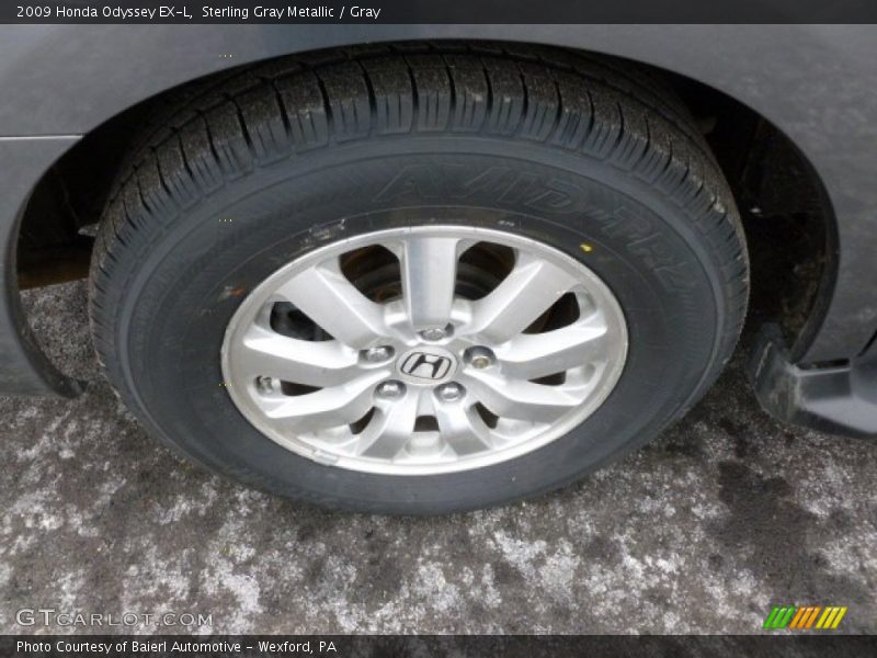 Sterling Gray Metallic / Gray 2009 Honda Odyssey EX-L