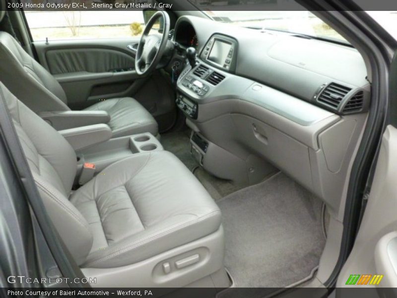 Sterling Gray Metallic / Gray 2009 Honda Odyssey EX-L