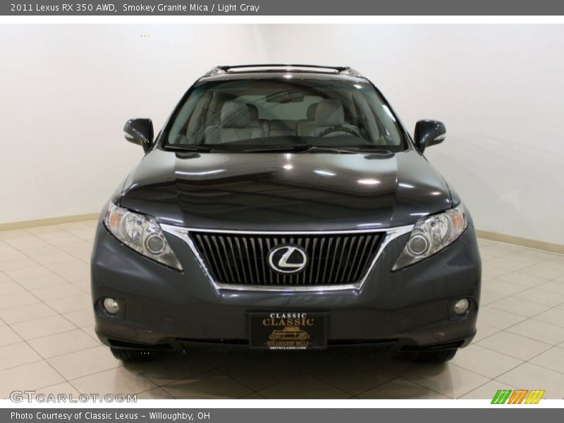 Smokey Granite Mica / Light Gray 2011 Lexus RX 350 AWD