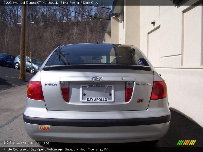 Silver Pewter / Dark Gray 2002 Hyundai Elantra GT Hatchback