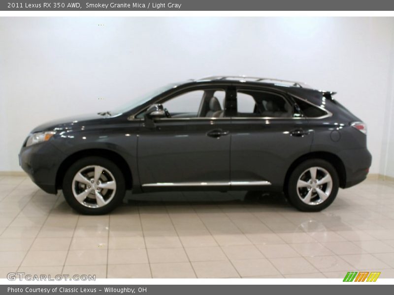 Smokey Granite Mica / Light Gray 2011 Lexus RX 350 AWD