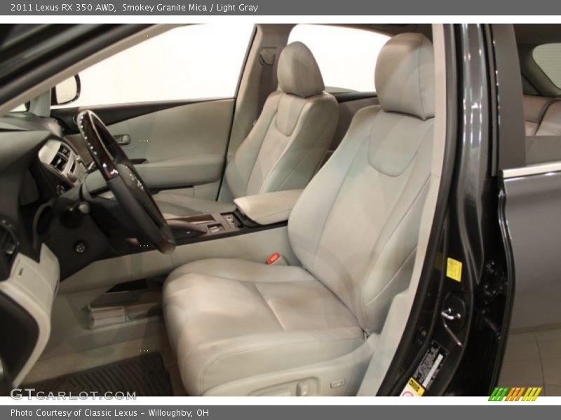 Smokey Granite Mica / Light Gray 2011 Lexus RX 350 AWD