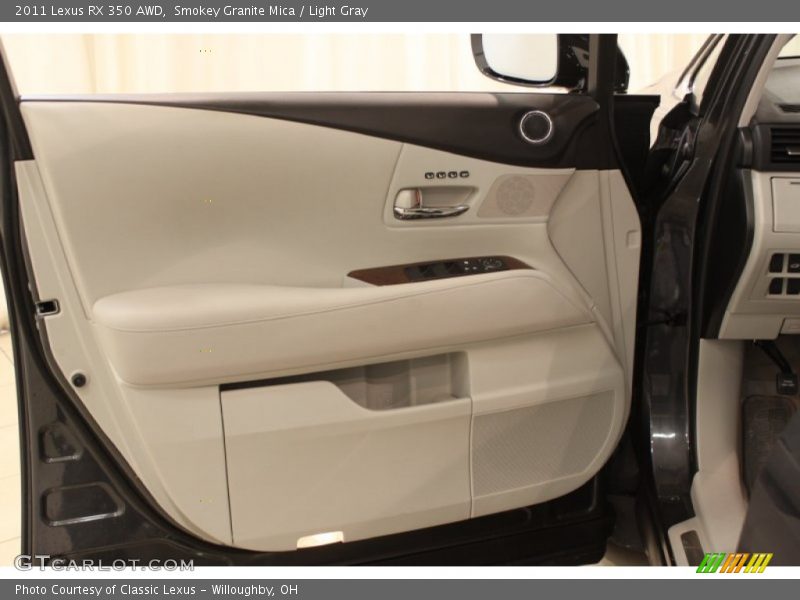 Smokey Granite Mica / Light Gray 2011 Lexus RX 350 AWD