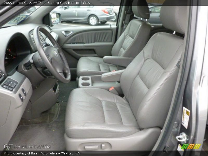 Sterling Gray Metallic / Gray 2009 Honda Odyssey EX-L
