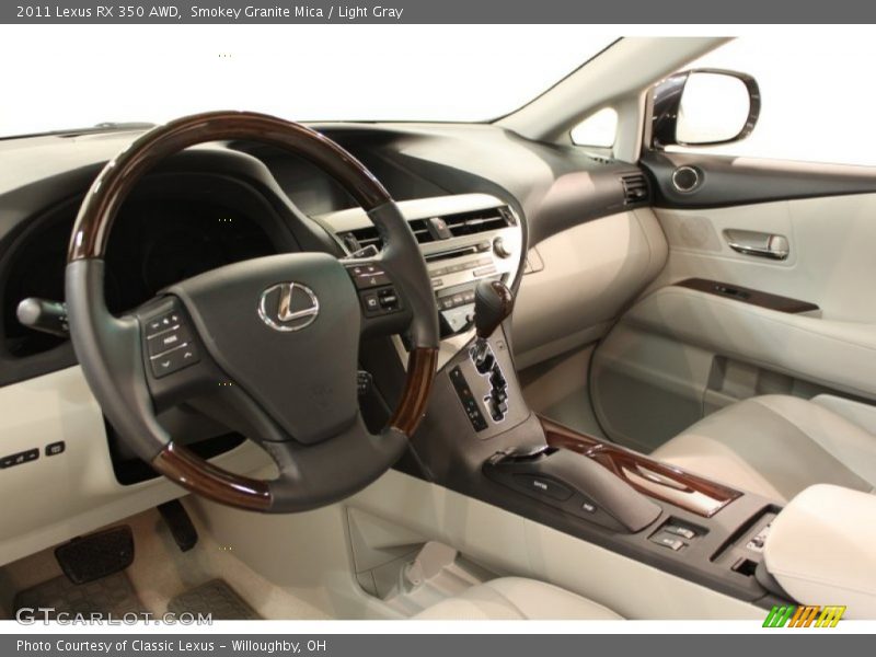 Smokey Granite Mica / Light Gray 2011 Lexus RX 350 AWD