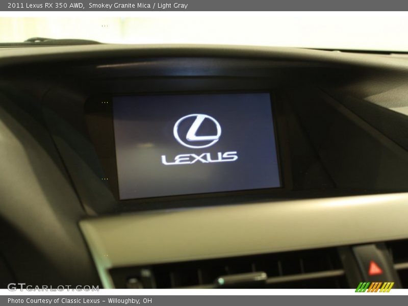 Smokey Granite Mica / Light Gray 2011 Lexus RX 350 AWD