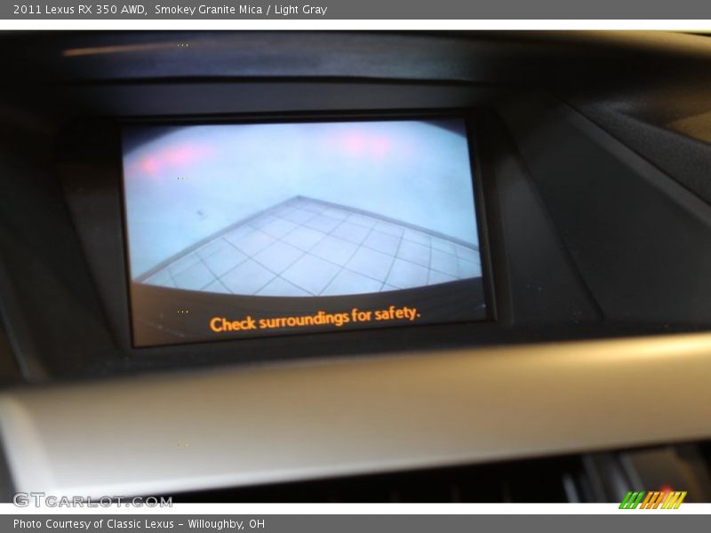 Smokey Granite Mica / Light Gray 2011 Lexus RX 350 AWD