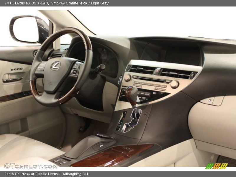 Smokey Granite Mica / Light Gray 2011 Lexus RX 350 AWD