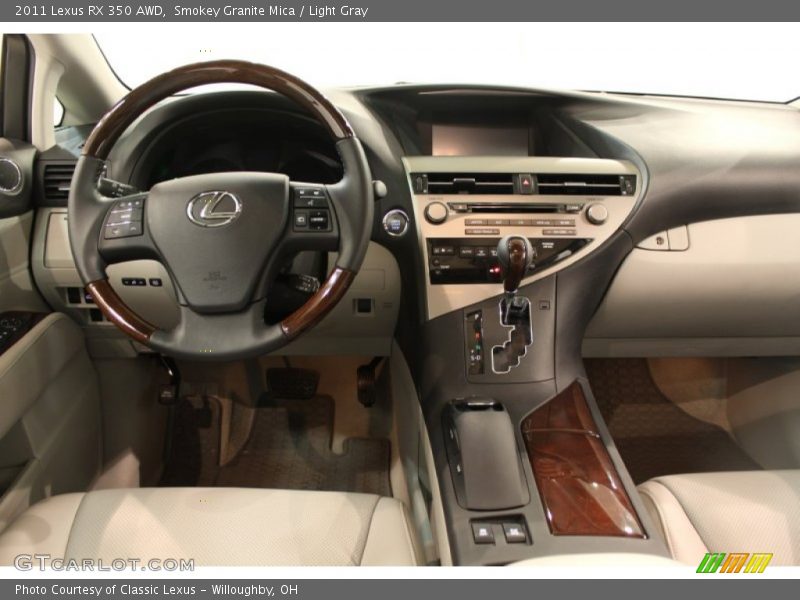 Smokey Granite Mica / Light Gray 2011 Lexus RX 350 AWD