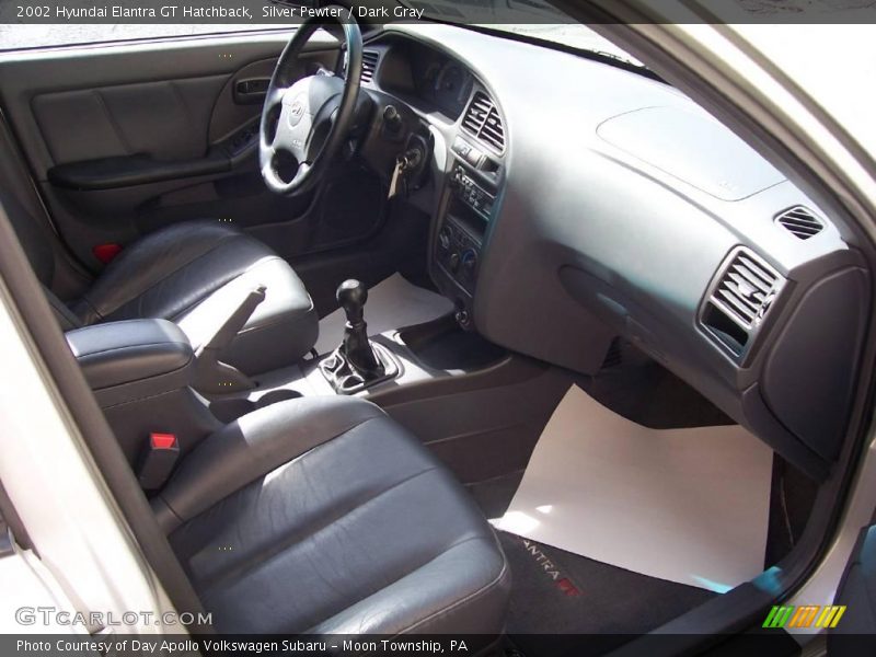 Silver Pewter / Dark Gray 2002 Hyundai Elantra GT Hatchback