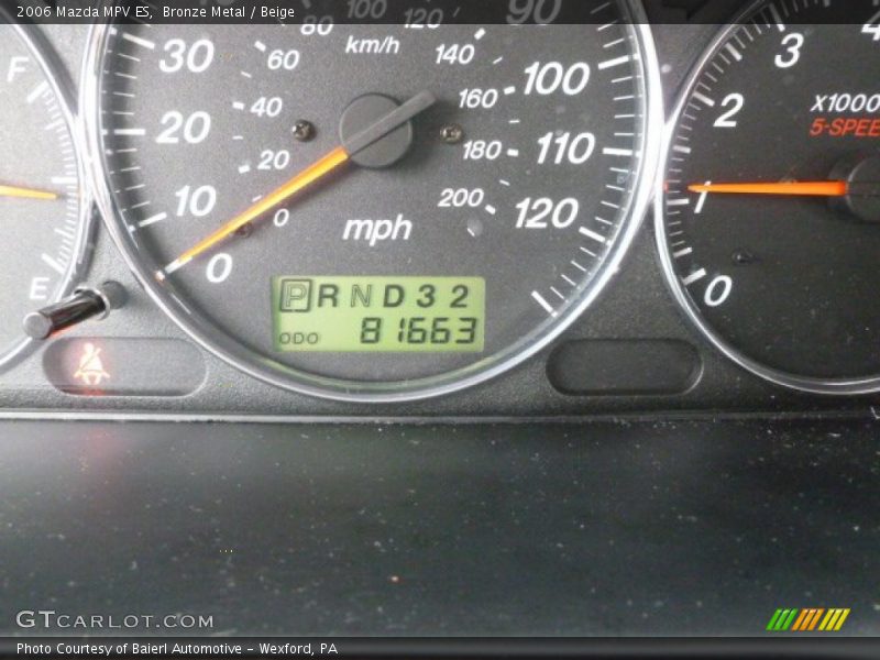 Bronze Metal / Beige 2006 Mazda MPV ES