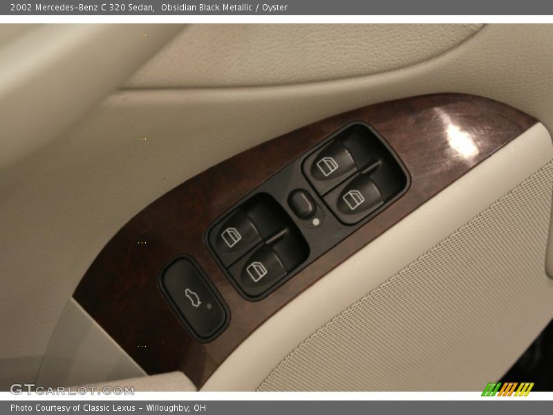 Obsidian Black Metallic / Oyster 2002 Mercedes-Benz C 320 Sedan